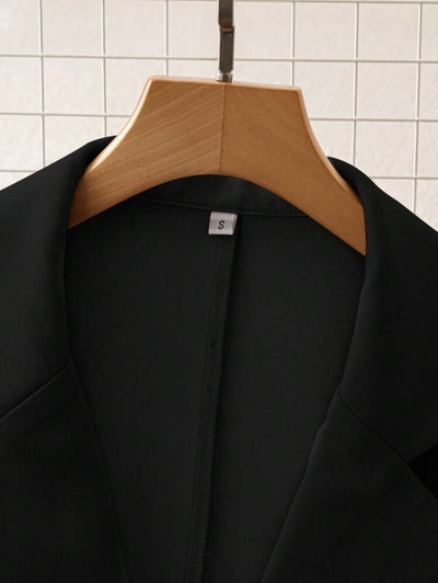 Chaleco Blazer Suelto Liso con Lazos Ajustables para Mujer - Image 18