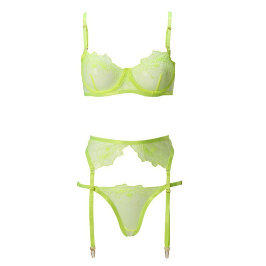 Lencería Sexy de Encaje Europeo con Detalles de Costura para Mujer - Image 9