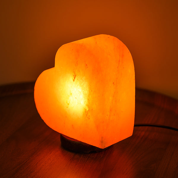 Lámpara Nocturna de Cristal Natural con Iones Negativos para Dormitorio y Sala