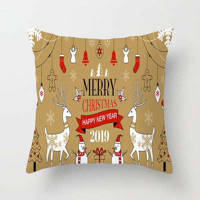 Funda de Cojín Navideño con Personajes de Caricatura - Diseño Europeo y Americano - Image 8