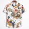 Camisa Casual de Algodón y Lino para Hombre