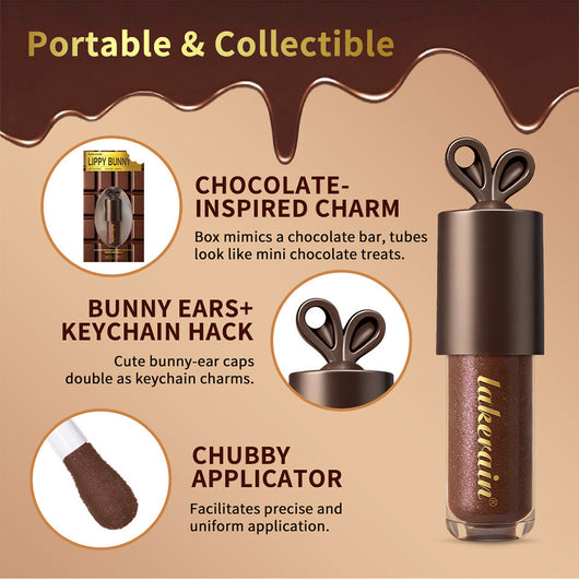 Brillo Labial Brasileño Color Chocolate - Hidratación Duradera y Brillo Intenso - Image 8