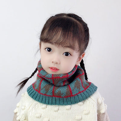Pañoleta Cuadrillé Tejida Cálida para Niños - Multicolor - Image 15