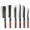 Cuchillo Multiusos de Chef con Mango Octagonal y Patrón Forjado