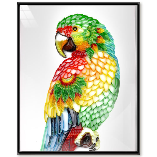 Cuadro de Papel Acolchado - Manualidad Creativa Hecha a Mano