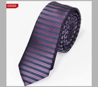 Corbata Angosta Estilo Británico 5cm - Teñida en Fibra de Poliéster - Image 6