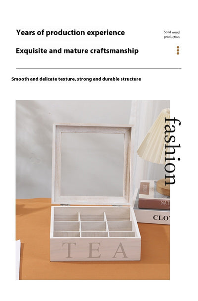 Caja Organizadora de Café con Compartimentos y Tapa Transparente - Image 12