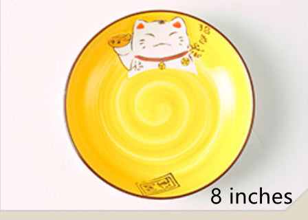Tazón de Cerámica Gato de la Suerte Estilo Japonés - Image 4