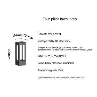 Lámpara Solar LED para Jardín - Iluminación Exterior Resistente al Agua - Image 3