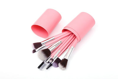 Set de 12 Brochas de Maquillaje Profesional con Estuche - Image 10