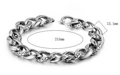 Pulsera de Acero Titanio Gótica Vintage con Estilo Creativo - Image 6