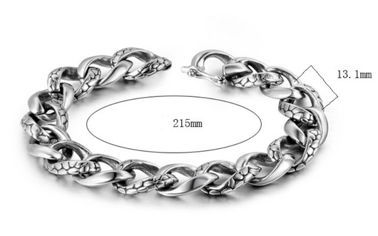 Pulsera de Acero Titanio Gótica Vintage con Estilo Creativo - Image 6