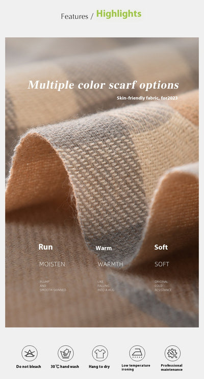 Bufanda Térmica Escocesa con Borlas - Protección Premium para Otoño e Invierno - Image 12