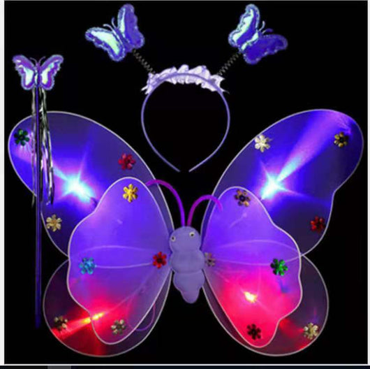 Alas de Mariposa Luminosas con Luces LED para Niños - Image 13