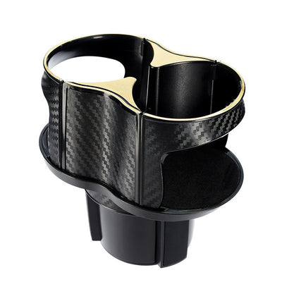 Portavasos Ajustable para Auto con Base de Carbono - Soporte para Bebidas de Dos Piezas - Image 6