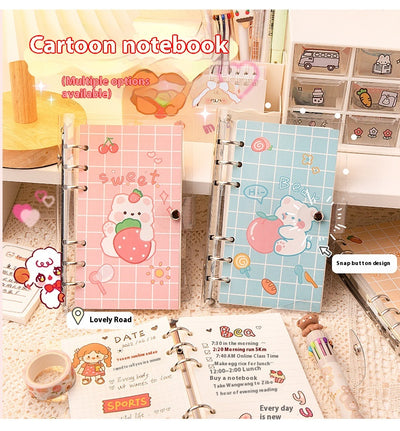 Cuaderno Espiral Suelto Contadora Adorable con Corazones - Diario de Notas - Image 10