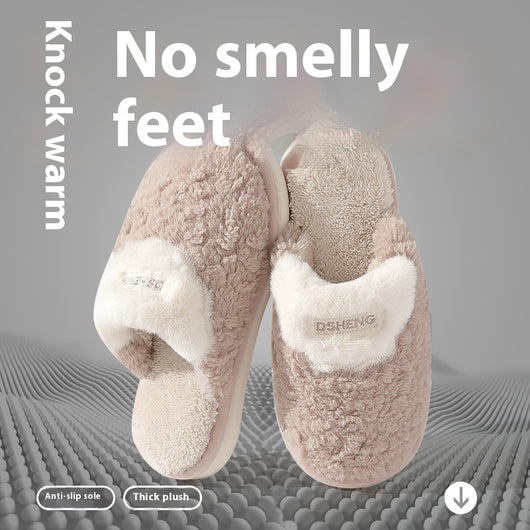 Pantuflas de Algodón Invierno para Hombre - Comodidad en Casa - Image 3