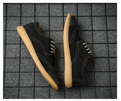 Zapatos Formales de Cuero Genuino para Hombre - Diseño Retro con Cordones - Image 14