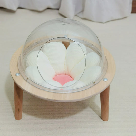 Nido Esférico Transparente para Gatos - Cápsula Espacial - Image 3