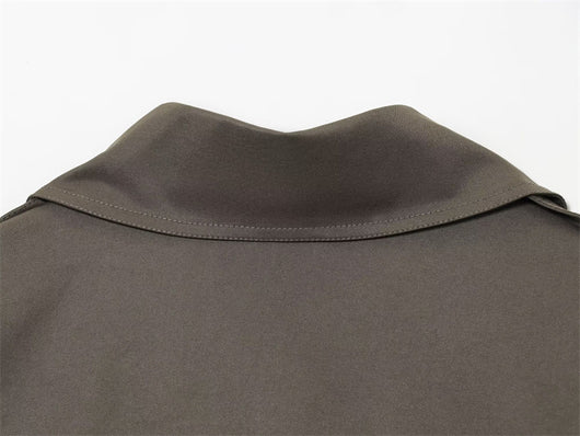 Abrigo Trench Coat Elegante para Mujer con Cuello Tipo Solapa - Image 20