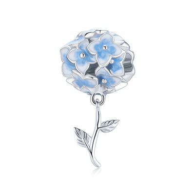 Cuentas de Plata 925 con Flores de Cristal Azul - Image 11