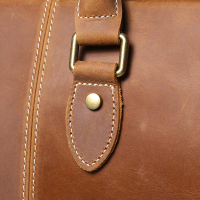 Bolsa de Viaje Portátil para Hombre en Cuero Genuino Estilo Retro - Image 39