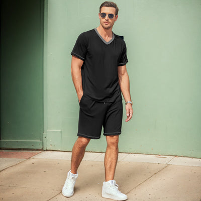 Conjunto de Shorts y Camisa Casual para Hombre - Dos Piezas - Image 12
