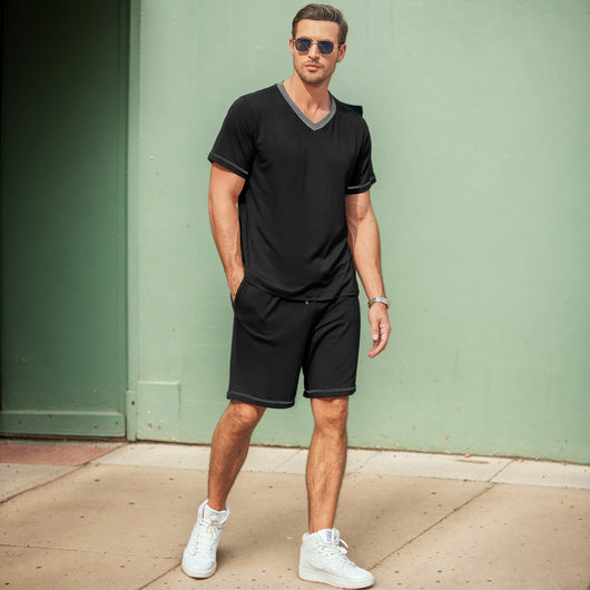 Conjunto de Shorts y Camisa Casual para Hombre - Dos Piezas - Image 12