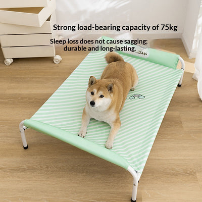 Cama de Camping para Perros Medianos y Grandes con Diseño de Rayas Divertidas - Image 5