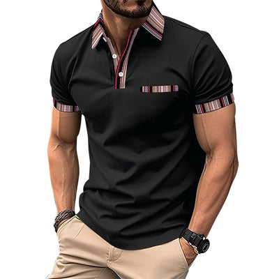 Playera Casual para Hombre con Cuello Estampado - Image 9