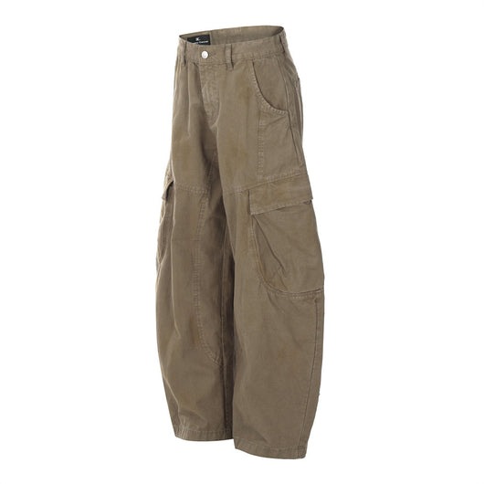Pantalones Casuales Anchos Multibolsillos Estilo Moderno - Image 6