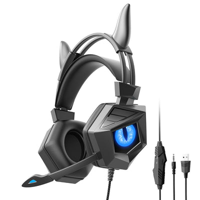 Auriculares Gaming con Cable y Luz Nocturna para PC - Image 11