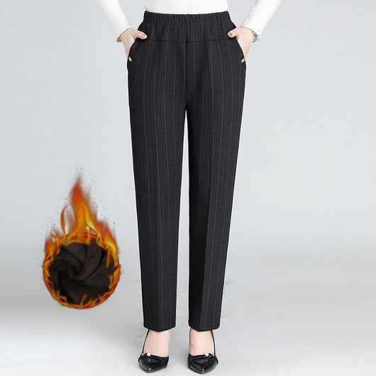Pantalones Rectos Talla Grande para Adultos Mayores - Corte Holgado y Tela Gruesa - Image 13