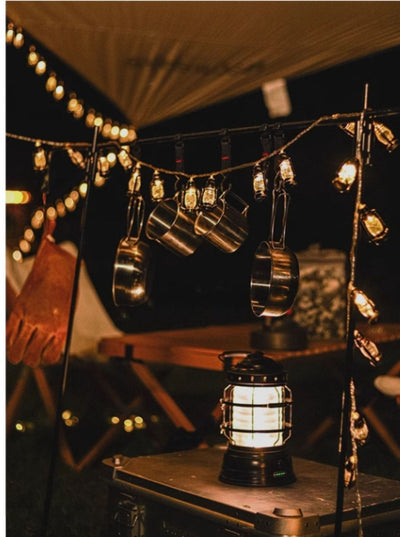 Lámpara Retro LED Estilo Linterna de Queroseno para Camping - Image 12