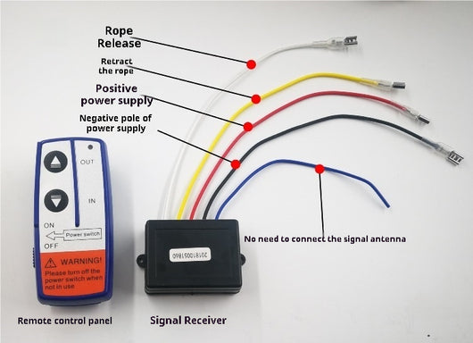 Kit de Control Remoto Inalámbrico para Mini Winche RC - Image 6