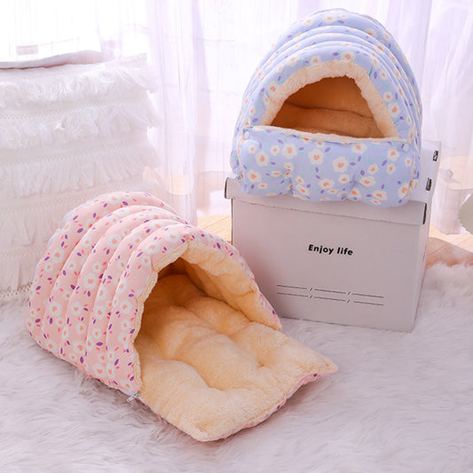Cama Térmica Desmontable para Gatos - Nido Cerrado Invierno