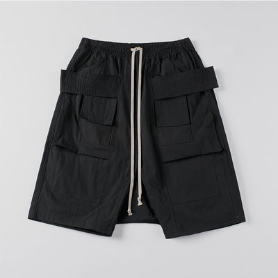 Shorts Clásicos Sideline Negro con Doble Argolla - Image 9