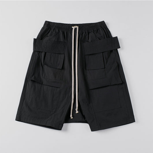 Shorts Clásicos Sideline Negro con Doble Argolla - Image 9
