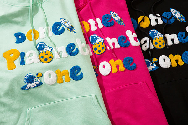 Sudadera Cuello Redondo con Letras Sueltas para Pareja