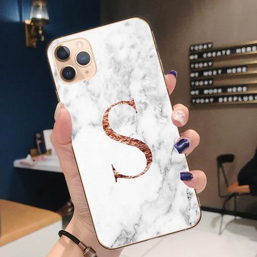 Funda Protectora de Mármol Mate para Teléfono Móvil Tamaño Mini - Image 27