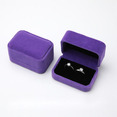 Estuche de Lujo para Anillos de Franela - Image 9