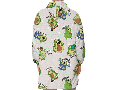 Suéter Manta Estampado Aguacate para Padres e Hijos - Image 24