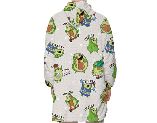 Suéter Manta Estampado Aguacate para Padres e Hijos - Image 24