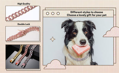 Collar de Cristal para Mascotas - Cadena Metálica Elegante para Perros y Gatos - Image 15