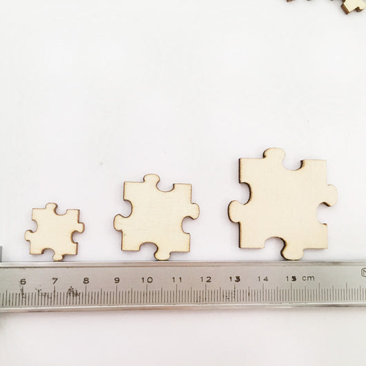 Virutas de Madera Mixta para Accesorios Artesanales - Pack de 50 Piezas - Image 3