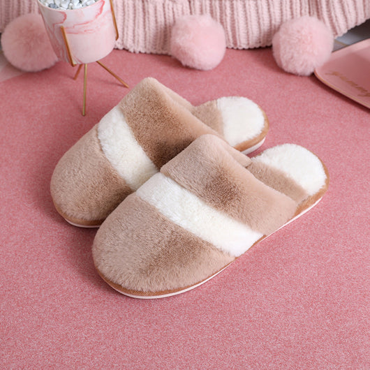 Pantuflas de Invierno de Algodón con Pelaje de Conejo - Calidez y Confort - Image 8