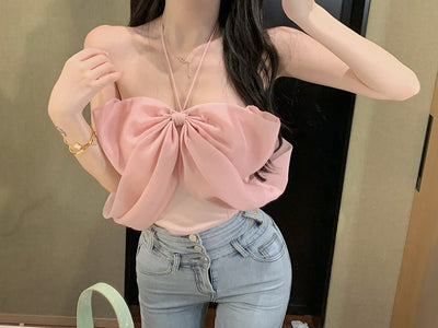 Top Escotado con Moño y Strass - Diseño Verano para Mujer - Image 10