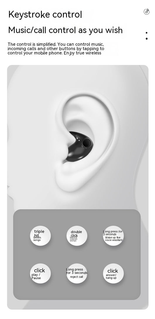 Auriculares Bluetooth Estéreo Dual para Dormir - Inalámbricos - Image 23