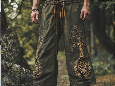 Pantalones Holgados Modernos para Hombre - Corte Ancho y Relajado - Image 6
