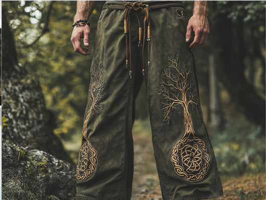 Pantalones Holgados Modernos para Hombre - Corte Ancho y Relajado - Image 6